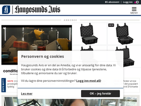 'h-avis.no' screenshot