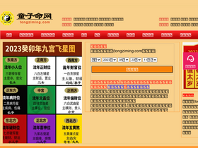 'tongziming.com' screenshot