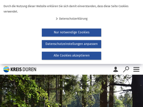 'kreis-dueren.de' screenshot