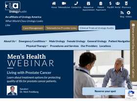 'urologyaustin.com' screenshot