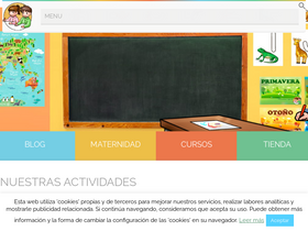 'actividadesinfantil.com' screenshot
