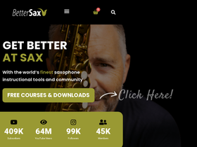 'bettersax.com' screenshot