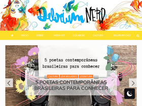 'deliriumnerd.com' screenshot