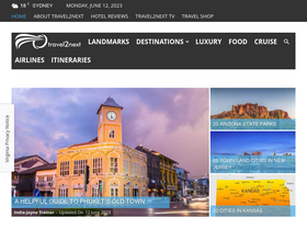 'travel2next.com' screenshot