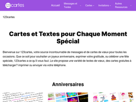 '123cartes.com' screenshot