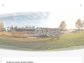 'uitvaartzorgserrus.be' screenshot