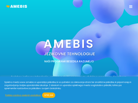 'amebis.si' screenshot