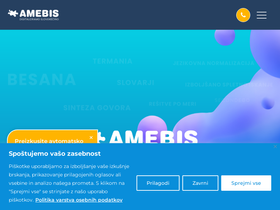 'amebis.si' screenshot