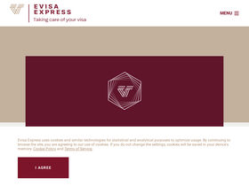 'evisa.express' screenshot