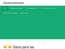 'carrerasamericanas.xyz' screenshot