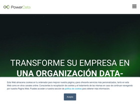 'powerdata.es' screenshot