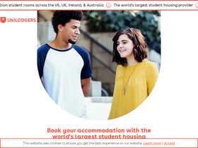 'unilodgers.com' screenshot