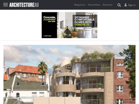 'architectureau.com' screenshot