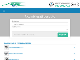 'ricambieco.eu' screenshot