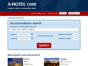 'a-hotel.com' screenshot