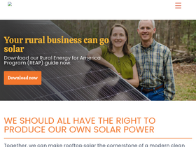 'solarunitedneighbors.org' screenshot