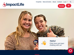 'bloodcenter.org' screenshot