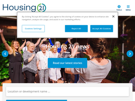 'housing21.org.uk' screenshot