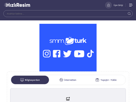 'hizliresim.com' screenshot