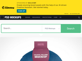 'psdmockups.com' screenshot