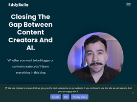 'eddyballe.com' screenshot