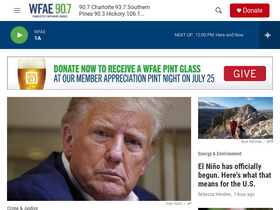 'wfae.org' screenshot