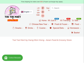 'tuktukmart.co.uk' screenshot