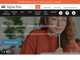 'alphatest.it' screenshot