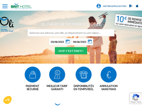 'brithotel.fr' screenshot