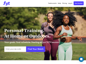 'findyourtrainer.com' screenshot