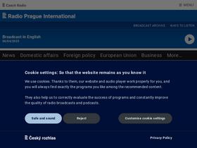 'radio.cz' screenshot