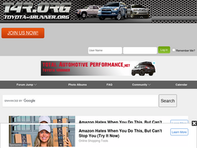 'toyota-4runner.org' screenshot