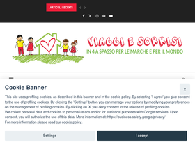 'viaggiesorrisi.com' screenshot