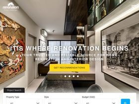 'renonation.sg' screenshot