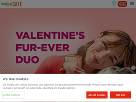 'tropicalsmoothie.com' screenshot