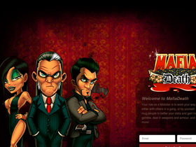 'mafiadeath.com' screenshot