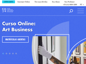 'ebac.art.br' screenshot