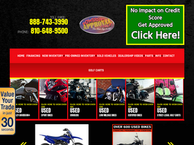'approvalpowersports.com' screenshot
