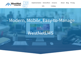 'westnetlearning.com' screenshot