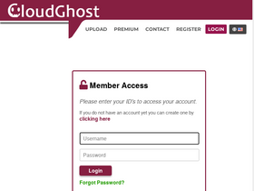 'cloudghost.net' screenshot