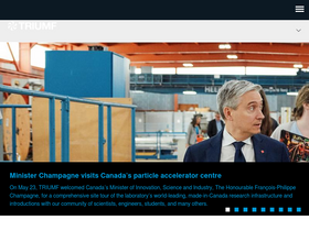 'triumf.ca' screenshot