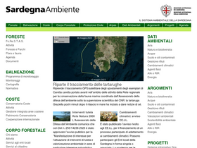 'sardegnaambiente.it' screenshot