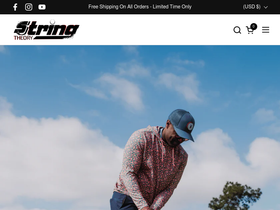 stringtheorygolf.com homepage screenshot