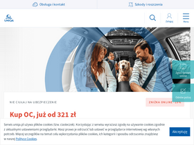 'uniqa.pl' screenshot