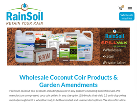 rainsoil.com homepage screenshot