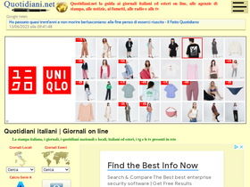 'quotidiani.net' screenshot