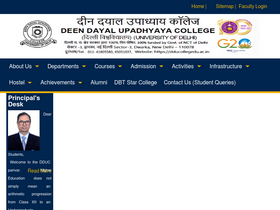 'dducollegedu.ac.in' screenshot