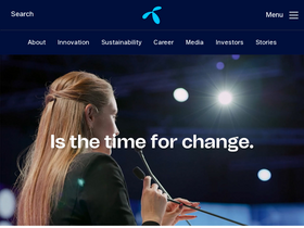 'telenor.com' screenshot