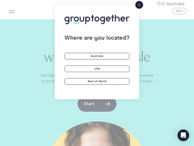 'grouptogether.com' screenshot