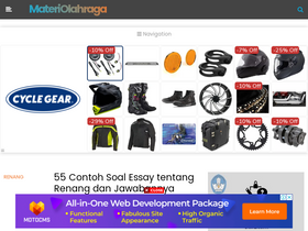 'materiolahraga.com' screenshot